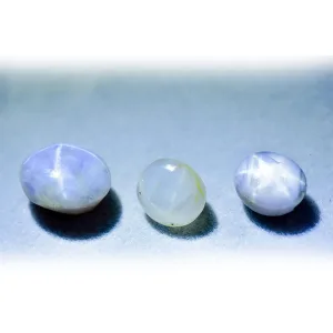 Natural Star Sapphire Oval 6.2/ 5.1/ 4.59 ct