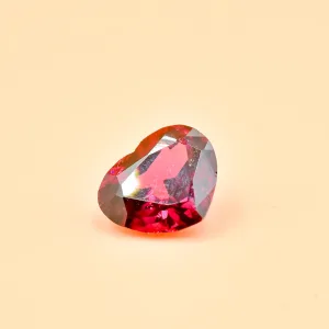 Natural Rose Garnet Heart 3.9 ct