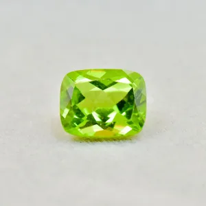 Natural Peridot Cushion 5.1 ct
