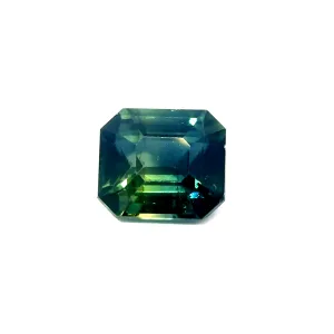 Natural Yellow Green Bi color Sapphire - Octagon - 1.55ct
