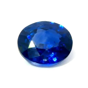 Natural Ceylon Blue Sapphire (Peacock Blue) - Oval - 1.60ct