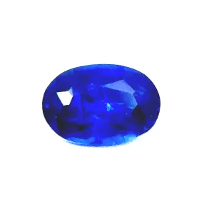 Natural Ceylon Blue Sapphire (Peacock Blue) - Oval - 0.64ct