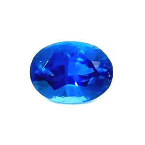 Natural Ceylon Blue Sapphire (Peacock Blue) - Oval - 0.97ct