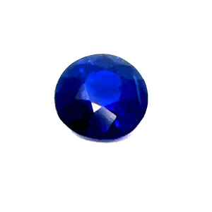 Natural Ceylon Blue Sapphire (Royal Blue) - Round - 0.52ct