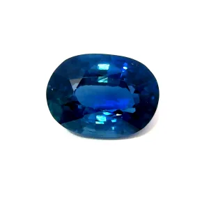 Natural Ceylon Blue Sapphire (Peacock Blue) - Oval - 1.6ct