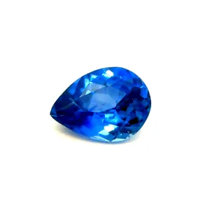 Natural Ceylon Blue sapphire - Pear - 0.66ct