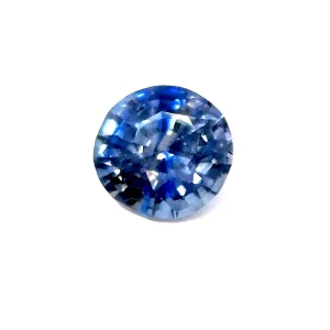 Natural Ceylon Blue Sapphire - Round - 0.62ct