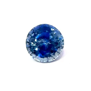 Natural Ceylon Blue sapphire - Round - 0.65ct