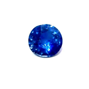 Natural Ceylon Blue Sapphire - Round - 0.39ct