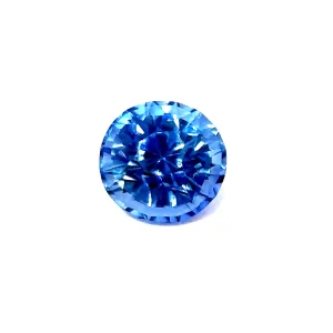 Natural Ceylon Blue Sapphire - Round - 0.38ct