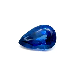 Natural Ceylon Blue Sapphire (Corn Flower) - Pear - 0.77ct