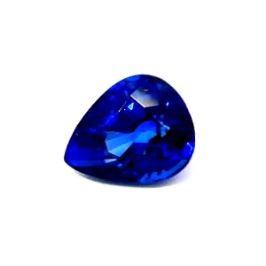 Natural Ceylon Blue Sapphire (Royal Blue) - Pear - 0.65ct