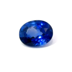 Natural Ceylon Blue Sapphire (Corn Flower) - Oval - 0.63ct