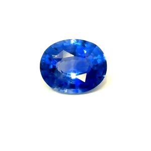 Natural Ceylon Blue Sapphire (Corn Flower) - Oval - 0.89ct
