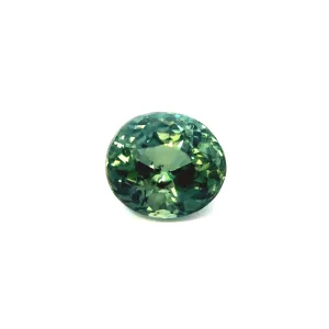 Natural Green Sapphire - Oval - 0.82ct