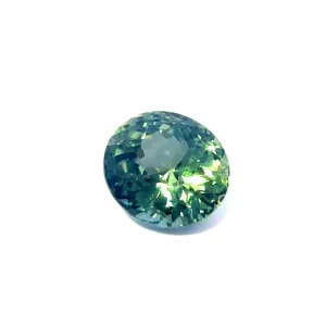 Natural Green Sapphire - Oval - 0.82ct