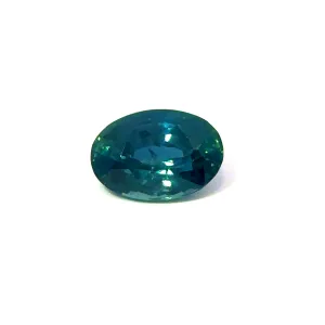 Natural Teal Sapphire - Oval  - 0.52ct