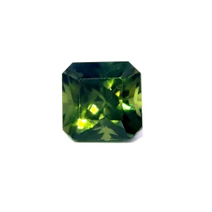 Natural Green Sapphire - Octagon - 1.23ct