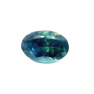 Natural Ceylon Teal Blue Sapphire - Oval - 0.73ct