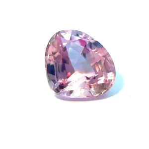 Natural Padparadscha - Pear - 0.66ct