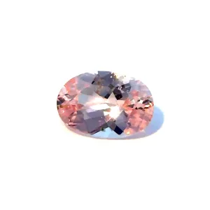 Natural Pinkish Yellow Sapphire - Oval - 0.48ct