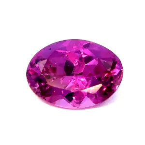 Natural Hot Pink Sapphire - Oval - 0.82ct