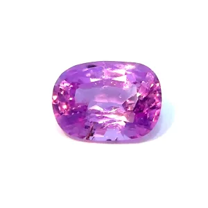 Natural Pink sapphire - Cushion - 0.61ct