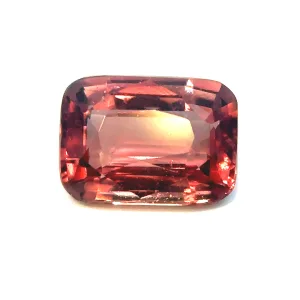 Natural Padparadscha - Orangish Pink - Sunset - Cushion - 1.66ct