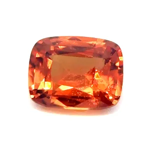 Natural Orange Sapphire - Cushion - 1.16ct