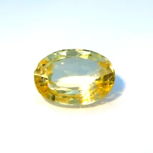 Natural Yellow Sapphire - Oval - 1.1ct